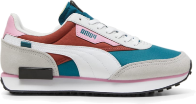 PUMA Future Rider Play On Sneakers, Cold Green/Mars Red 393473_25