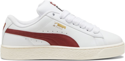 PUMA Suede Xl Leather Sneakers Unisex, White/Intense Red 397255_08