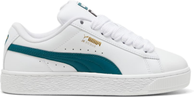 PUMA Suede Xl Leather Sneakers Unisex, White/Cold Green 397255_09