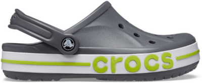 Crocs Bayaband Klompen Unisex Slate Grey / Lime Punch Slate Grey/Lime Punch 205089-0GX-M7W9