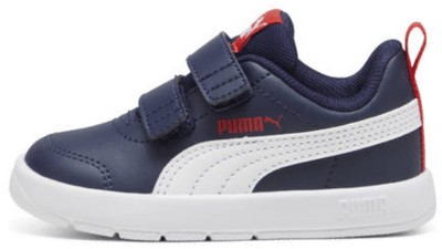 Puma Courtflex V3 Sneakers Toddlers, Blue, Size 22, Navy,White,Red 310252_03