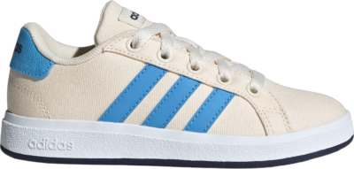 adidas Grand Court 2.0 Wonder White Blue Burst Shadow Navy (GS) ID7869