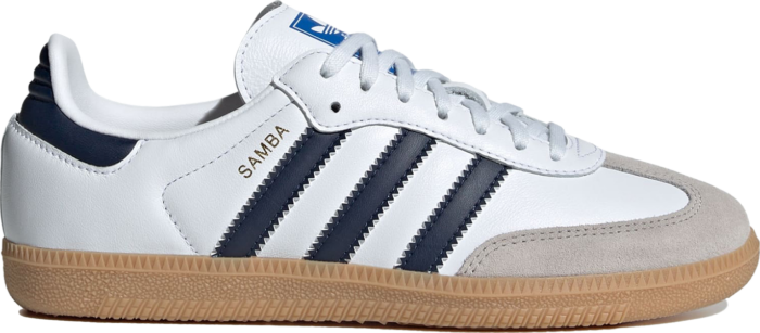 adidas Samba OG White Night Indigo Gum Kids IE1329