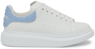 Alexander McQueen Oversized White Light Blue Rhinestone (Women’s) 718243WIEEI9412