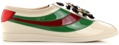 Gucci Falacer Patent Leather Sneaker White Red Crystal (Women’s) 519278 BS7Y0 9067