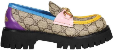 Gucci Horsebit Loafer Beige Multi (Women’s) 727170 FABBW 9785