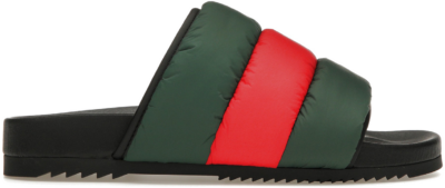 Gucci Padded Web Slide Green Red Web (Women’s) 700320 UFR30 3060