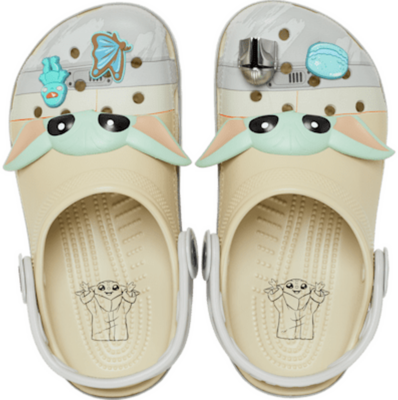 Crocs STAR WARS Grogu™ Classic Klompen Kinder Bone Bone 209494-2Y2-C11