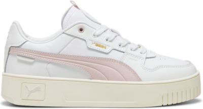 PUMA Carina Street Lux Sneakers Women, White/Mauve Mist/Gold 397487_04