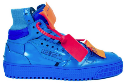 OFF-WHITE 3.0 Off Court High-Top Sneakers Bright Blue (Women’s) OWIA112F20LEA0054545