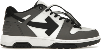 OFF-WHITE Out Of Office OOO Low Tops Dark Gray Black OMIA189S24LEA0060710