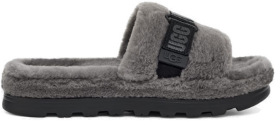 UGG Fluff Up-slipper voor Heren in Black Charcoal 1130816-CHRC