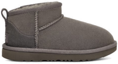 UGG Classic Ultra Mini-laars voor kinderen  in Grey Grey 1130750K-GREY