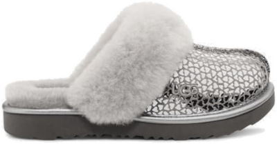 UGG Cozy II Gel Hearts-pantoffel in Silver Silver 1151615K-SLVR