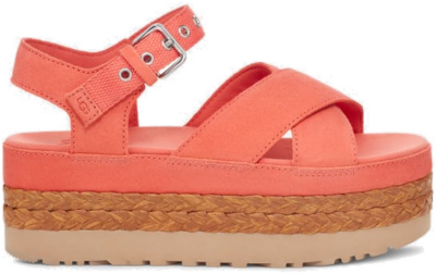 UGG Aubrey Ankle-sandaal voor dames  in Pink Vibrant Coral 1152711-VCRL