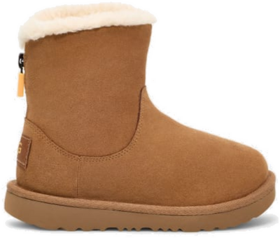 UGG Classic Zip It-laars voor kinderen  in Brown Chestnut 1158096T-CHE