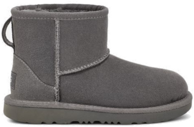 UGG Classic Mini II-laars voor kinderen  in Grey Grey 1017715K-GREY