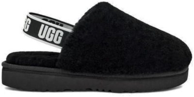 UGG Fluff Yeah Clog in Black Black 1123633K-BLK