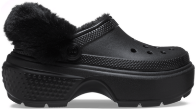 Crocs Stomp Lined Klompen Unisex Black Black 208546-001-M9W11