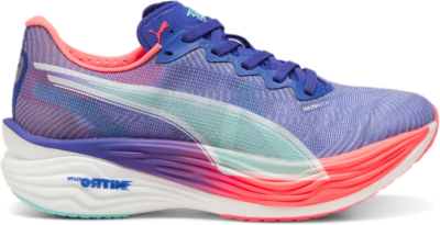 PUMA Deviate Nitroâ¢ Elite 3  Women, Lapis Lazuli/Sunset Glow/Electric Peppermint 309810_03