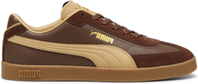PUMA Club II Era Sneakers Unisex, Espresso Brown/Sand Dune/Gold 397447_01