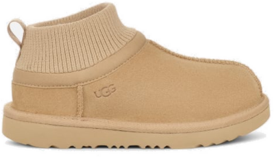 UGG Classic Ultra Mini Stretch Cuff-laars voor Grote Kinderen in Brown Mustard Seed 1157702K-MDSD