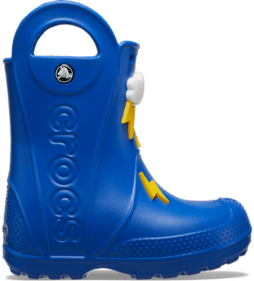 Crocs Handle It Lightning Bolt Rain Boot Laarzen Kinder Blue Bolt Blue Bolt 210027-4KZ-C7