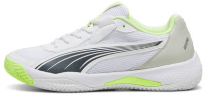 Women’s PUMA Nova Court Padel White,Luminous Blue,Fizzy Apple 107598_04