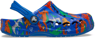 Crocs Baya Seasonal Printed Klompen Kinder Bright Cobalt Bright Cobalt 209728-4JL-C13