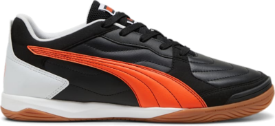 Men’s PUMA Pressing IV Futsal , Black/Flame Flicker/Silver Mist 107419_08