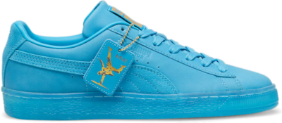 PUMA Suede Op Sneakers, Speed Blue/Gold 400744_02