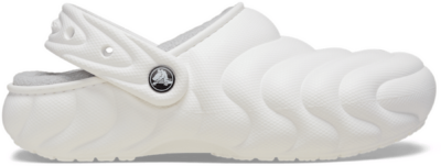 Crocs Lined Overpuff Clog – White- Heren, White White