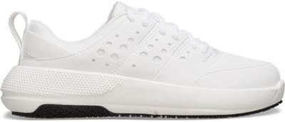 Crocs On the Clock Slip Resistant Work Sneaker Schoenen Damen White / White White/White 209476-143-W5