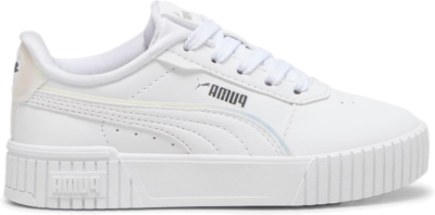 PUMA Carina 2.0 Holo 2.0 Sneakers Kids, White/Mauve Mist/Silver 398282_01