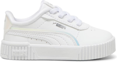 PUMA Carina 2.0 Holo 2.0 Sneakers Toddler, White/Mauve Mist/Silver 398283_01