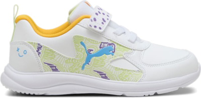 PUMA Fun Racer Scribble Sneakers Kids, White/Blue Opal 400874_01