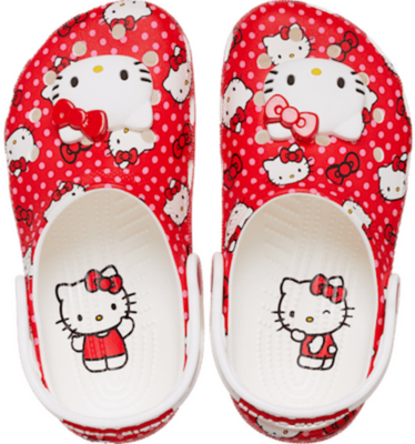 Crocs Hello Kitty® Red Classic Klompen Kinder Multi Multi 210576-90H-C11