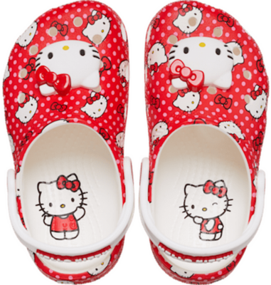 Crocs Toddlers Hello Kitty® Red Classic Klompen Kinder Multi Multi 210577-90H-C4