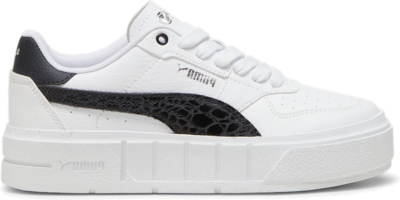 PUMA Cali Court Animal Youth Sneakers, White/Black 395561_04