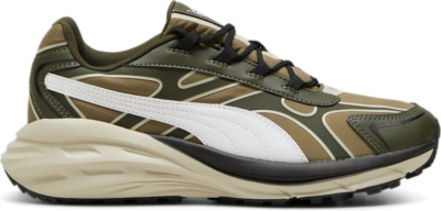 PUMA Hypnotic LS Abrupt Sneakers Unisex, Olive/White/Dark Olive 397668_02