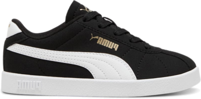 PUMA Club II Sneakers Kids, Black/White/Gold 398887_01