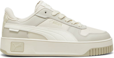 PUMA Carina Street Animal Fever Sneakers Women, Alpine Snow/Warm White/Desert Dust 398921_01