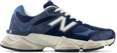 New Balance Unisex 9060 in Blauw, Suede/Mesh, Blauw U9060EEF