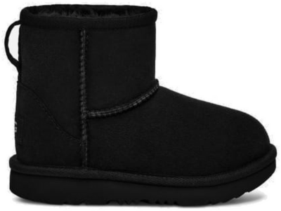 UGG Classic Mini II-laars in Black Black 1017715T-BLK