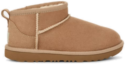 UGG Classic Ultra Mini-laars voor kinderen  in Beige Sand 1130750K-SAN