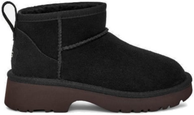 UGG Classic Ultra Mini New Heights-laars in Black Black 1157732K-BLK