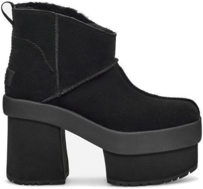 UGG New Heights Platform Mini-laars in Black Black 1157910-BLK