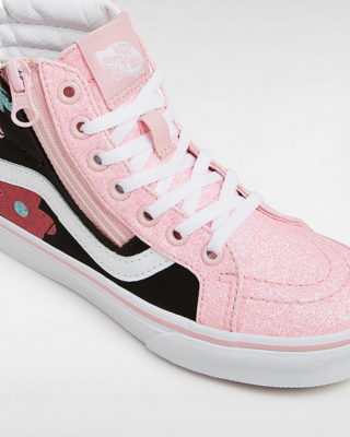 VANS Sk8-hi Reissue Side Zip Glitter Kinderschoenen  VN000CYP6GL