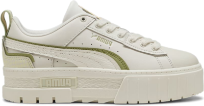 PUMA Mayze Ut Selva Sneakers Women, Vapor Grey/Calming Green/Creamy Vanilla 401433_01