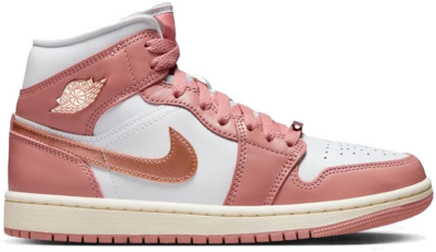 Nike Air jordan 1 mid se red stardust (w) Roze